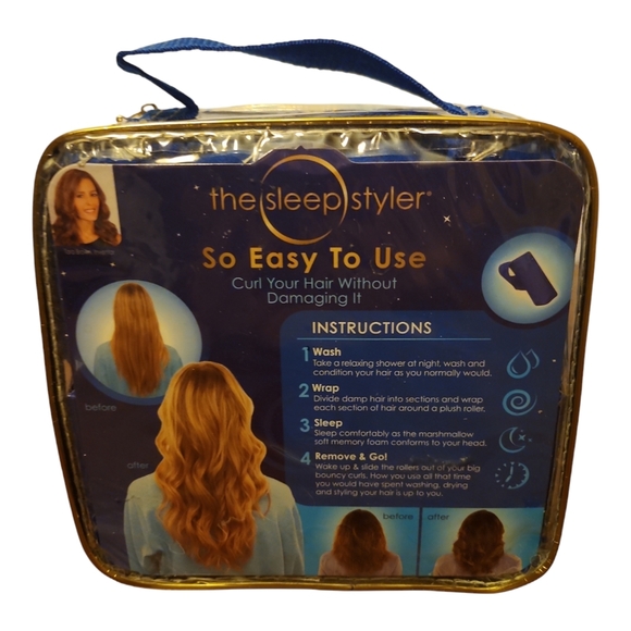 Blue Heat Free  Hair Curler/Rollers New In Box - Picture 2 of 3